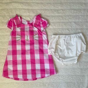 Petit Peony girl bunny dress 2T perfect for Easter!